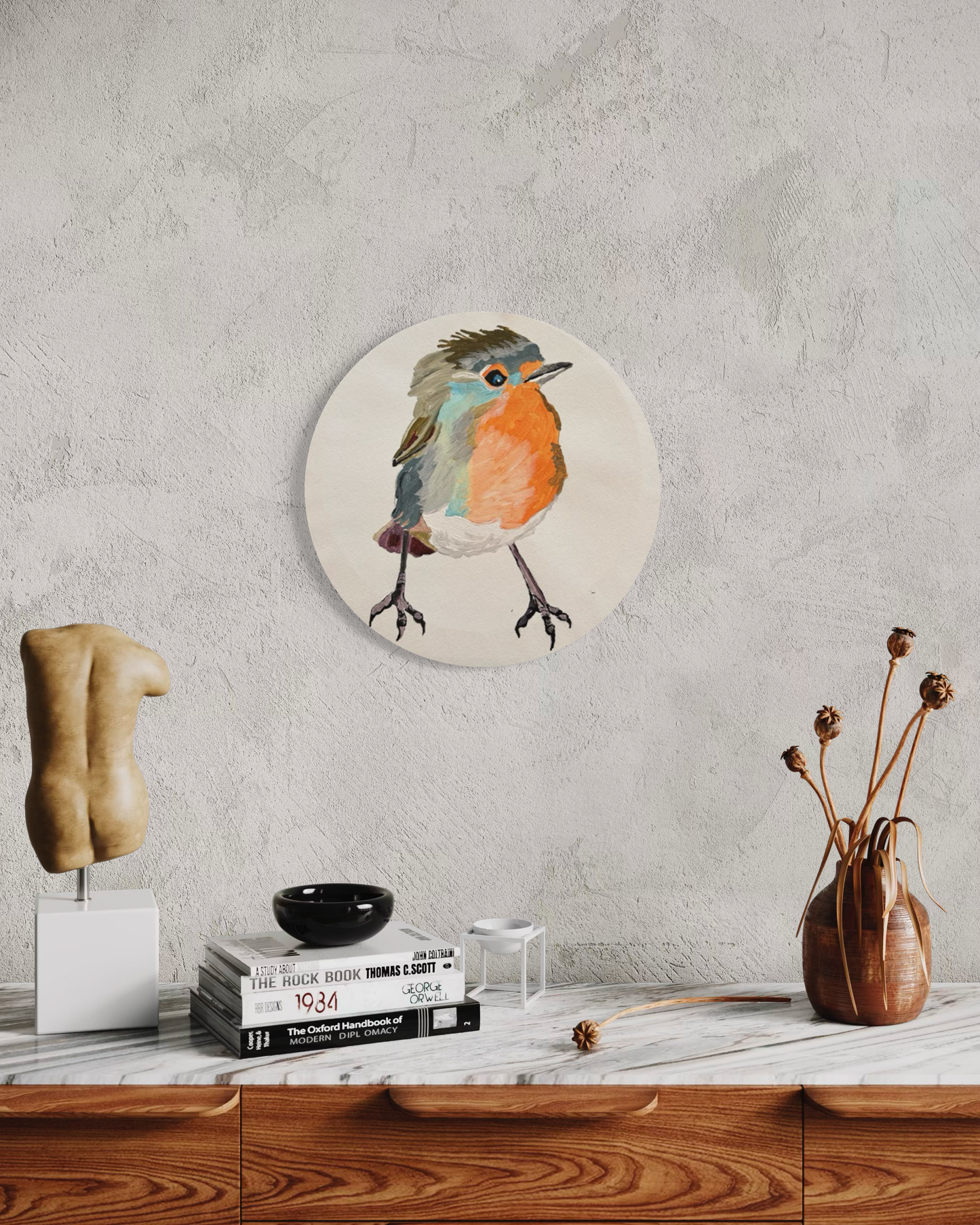 J. Cortes - Feathered Friend Justine Art